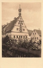 Postcard Ratsherrn Trinkstube vom Rathaus Altan Rothenburg ob der Tauber Germany