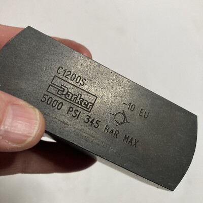 Parker C1200S Check Valve 5000 Psi 345 Bar Max 25 Gpm 95 Lpm