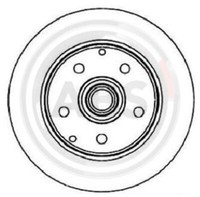 2X Bremsscheibe Vorne A.B.S. 16810 FüR Chevrolet