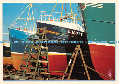 D057808 LH317 Aron Rose II. Schiffe. Küstenbilder. Lachs