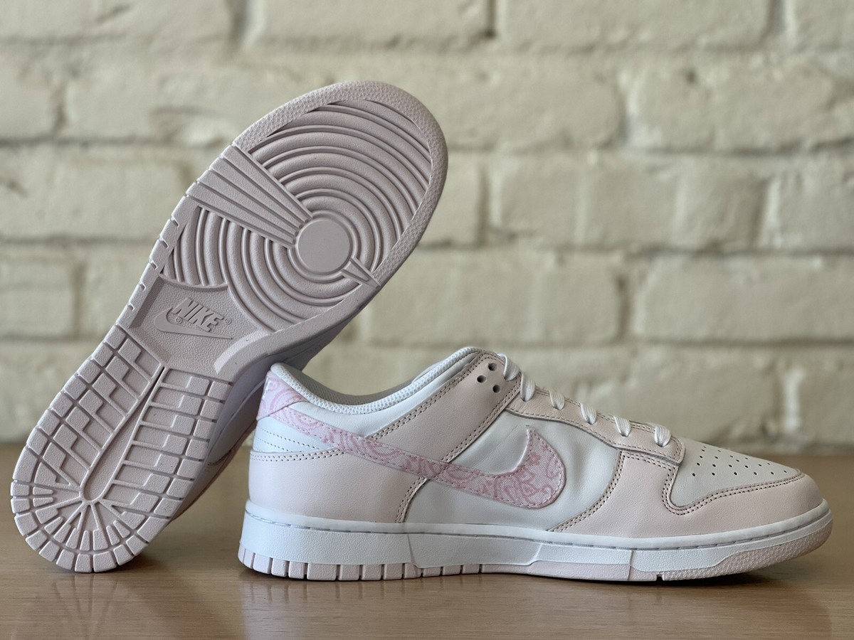 Nike Dunk Low Essential Paisley Pack Pink White Shoes FD1449-100