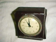 BAKELITE Post WWII CLOCK  -  8H55 TELECHRON TIMER CLOCK  -  ART DECO  INFLUENCE