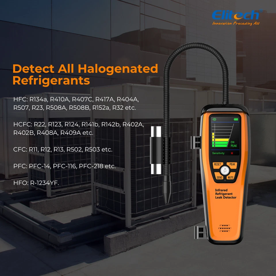 Elitech ILD-200 Advanced Refrigerant Leak Detector HVAC Tester NDIR Sensor Freon - Image 4 of 4