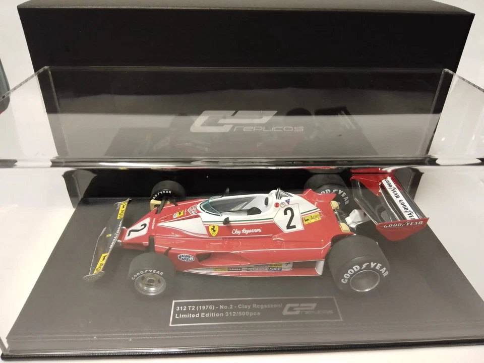 GP Replicas GPReplicas Ferrari 312 T2 #2 Clay Regazzoni 1976 1/18 GP027B - Immagine 3 di 4