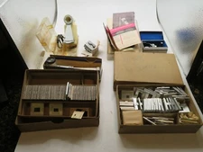 Genuine MINOX LOT Slide Mounts - Metal/Glass - FULL & EMPTY SLICER VIEWER  ETC