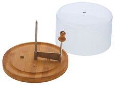 Bambus Käsehobel Käseschneider mit Haube