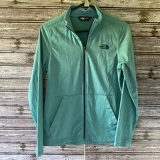The North Face Full-Zip Long-Sleeved Top Athletic Sweatshirt Size M Logo