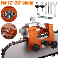 Portable Chainsaw Sharpening Jig Sharpener Kit for 12-20" Chainsaw &Electric Saw