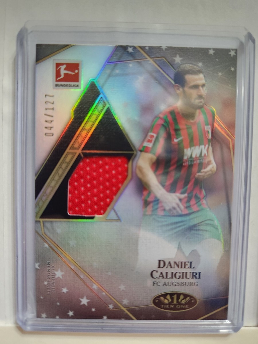 Daniel Caligiuri 2021-22 Topps Tier One Bundesliga RELIC card #'d
