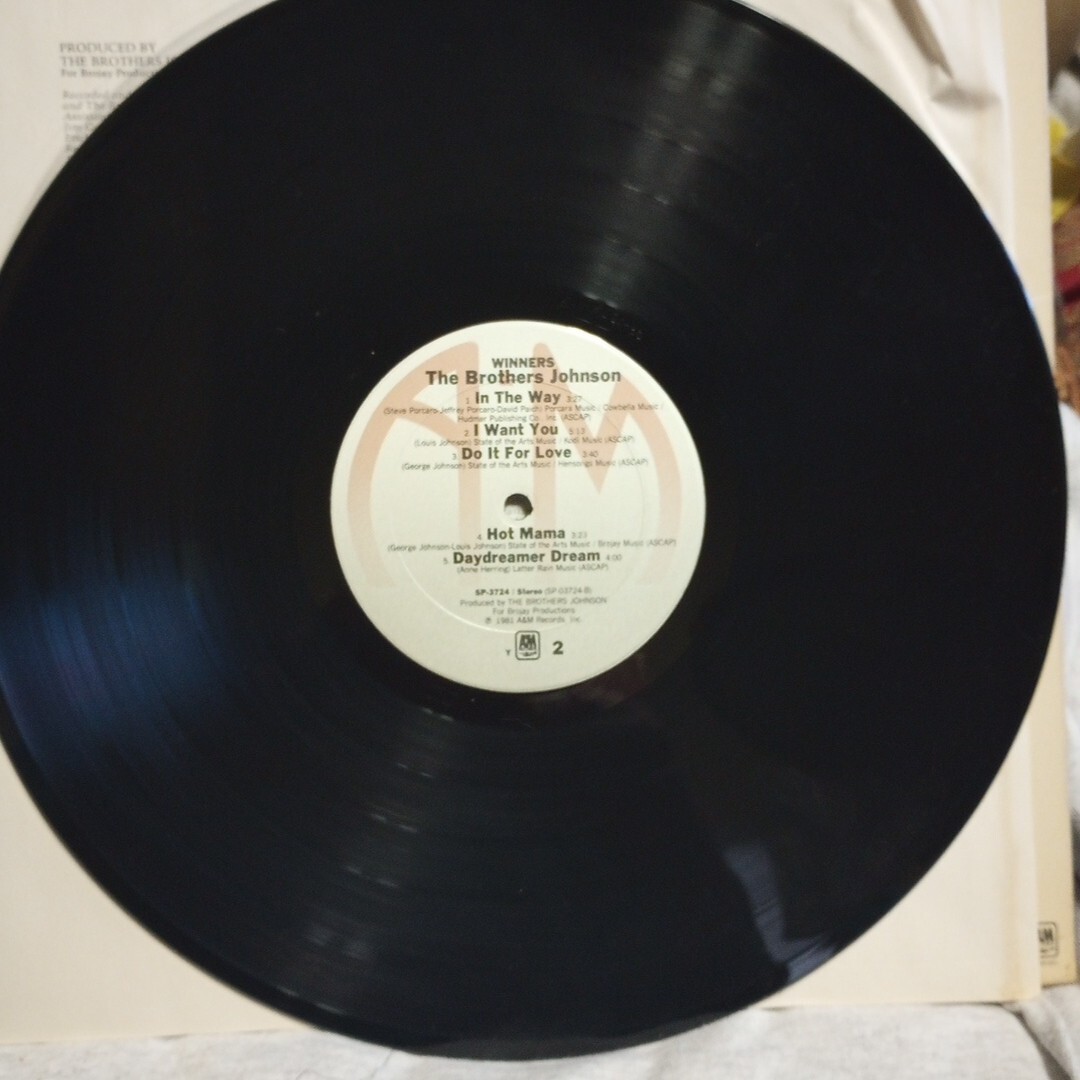 THE BROTHERS JOHNSON Winners LP Vinyl Record 1981 A&M Records SP