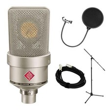 Neumann Tlm-103 Microphone W/ 20-foot Xlr Cable & Pop Filter & Stand Bundle