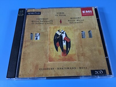Gounod: St. Cecilia Mass Verdi: Te deum Rossini: Petite Messe 2 CDs 2x Musik CD