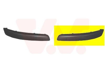 VAN WEZEL Zierleiste Schutzleiste Stoßfänger Stoßstange ** Equipart ** 5894583