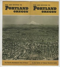 Brochure - You Are Invited to Portland Oregon - Circa 1950