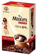 Korean Instant Coffee Maxim Original Soft Black Mix 100 Sticks