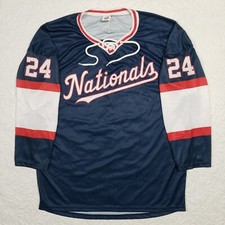 Washington Nationals SGA Size M Hockey Jersey 9/28/24 Baseball Giveaway MLB 2024