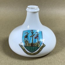 W.H.Goss Crested Ware China Model of Sack Bottle Goss Porcelain