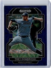 2022 Prizm Draft Picks Blue Kaleidoscope Trey Dombroski 14/15 (B24) Astros