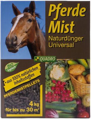 Pferdemist 4kg pellettiert Naturdnger Dnger natrlich Garten bis ca. 30  m | eBay.de