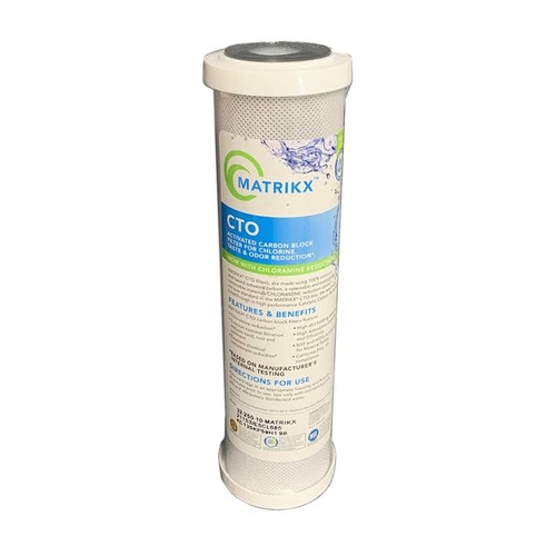 Matrikx 5uM Water Filters Carbon HiVol Chlorine Chloramines Chemical
