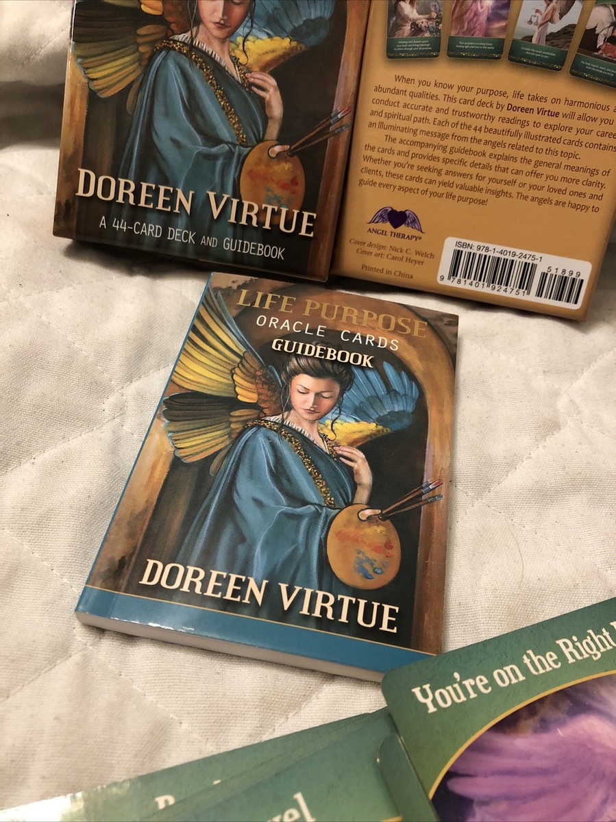Life Purpose Oracle Cards by Doreen Virtue with Guidebook & 44