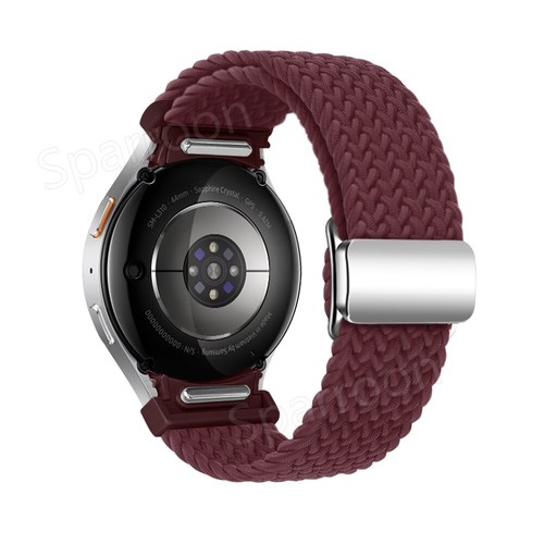 Cinturino nylon magnetico Quick Fit per Samsung Galaxy Watch FE 7 4 5 6 Classic - Foto 65 di 106