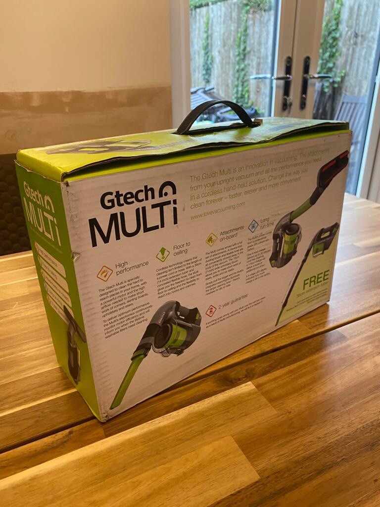 GTECH ATF001 Grey Multi Handheld Vacuum Cleaner 5060060221475 eBay