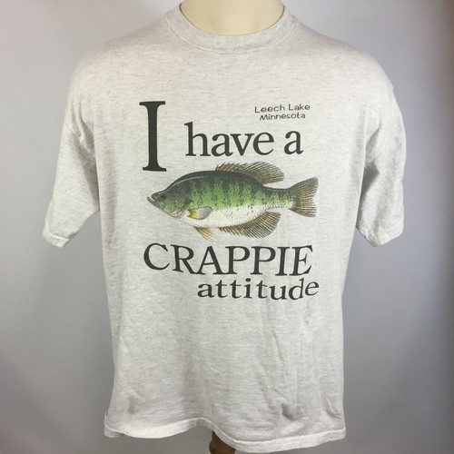 Vintage 80s 90s Fishing Fish Crappie 
