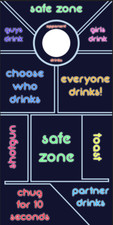 Drinking Game 2PCS Cornhole Board Wraps Decals Vinyl Sticker