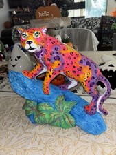 Lisa Frank Style Hunter Leopard Figures