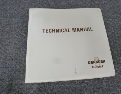 1990-1991 Oshkosh MC-FD MC-14FD RV Motorhome Chassis Shop Service Repair Manual
