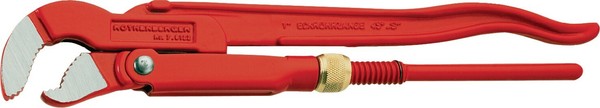 Eckrohrzange Super S Gesamt-L.320Mm Spann-W.34Mm F.Rohre 1 Zoll Rothenberger-image