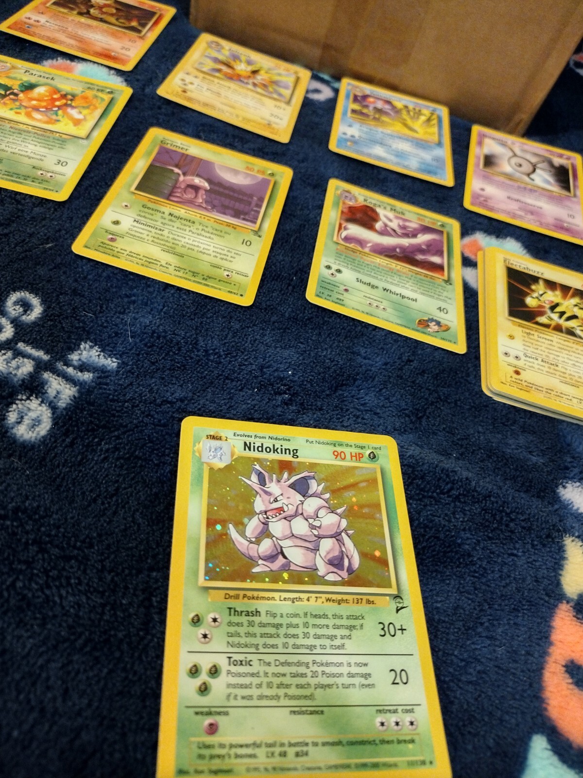 Pokémon TCG Nidoking Base Set 11/102 Holo Unlimited Holo Rare NM