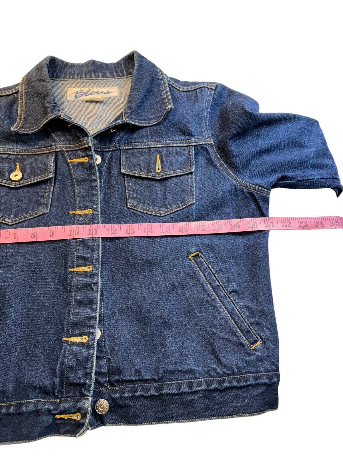 Vintage Express Bleus Jacket Women's Size L  Deni… - image 6