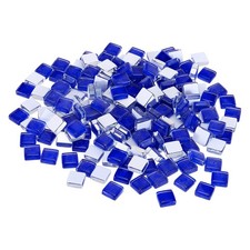 Micro Glass Tiny Mini Mosaic Tile for DIY Dark Blue Pack of 200 