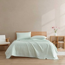 - King Size Sheets Set, Crisp Tailored Cooling Sheets with a Smooth Cotton ...