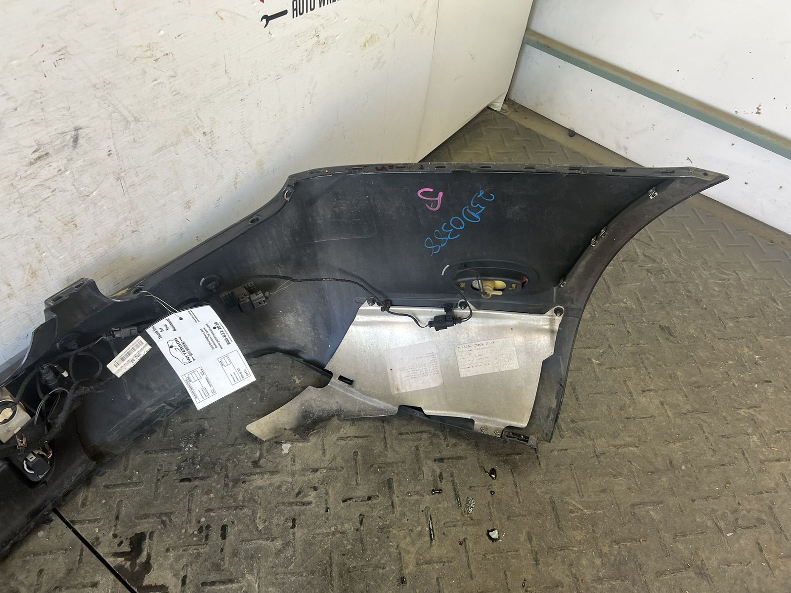04-10 BENTLEY CONTINENTAL GT REAR BUMPER COVER DARK SAPPHIRE BLUE LR5W