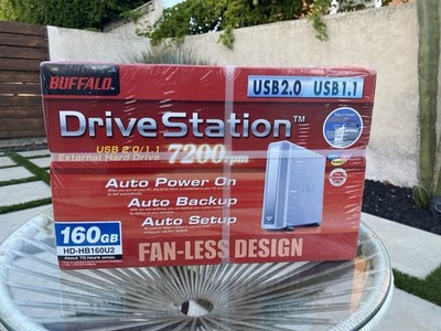 Buffalo Drive Station 160GB USB 2.0/1.1 External Hard Drive HD-HB160U2 New
