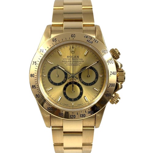 Rolex Cosmograph Daytona 16528 40mm K18YG Gold Automatic Chronograph #KN008