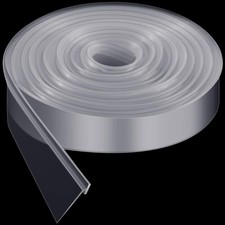 Shower Screen Bottom Guard 2m Angled Water Deflector Slide-In Seal for Bathroom