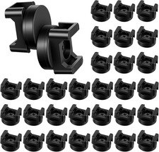 30 Pack Magnetic Zip Tie Mount Base Heavy Duty Magnetic Cable Zip Tie Base, Wire