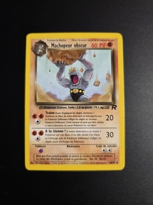Pokémon Card Dark Machopeur 40/82 Edition 2 Team Rocket FR