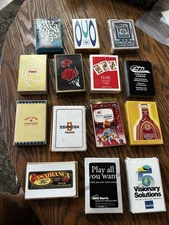 Vintage Advertising lot 14 Complete Playing card Decks 