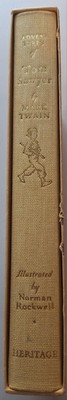 Adventures Of Tom Sawyer - Mark Twain Heritage Press SlipCase & Insert VTG 1964