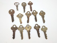 Vintage Antique Keys Lot Craft Decorative Fancy Sargent Ford Eagle