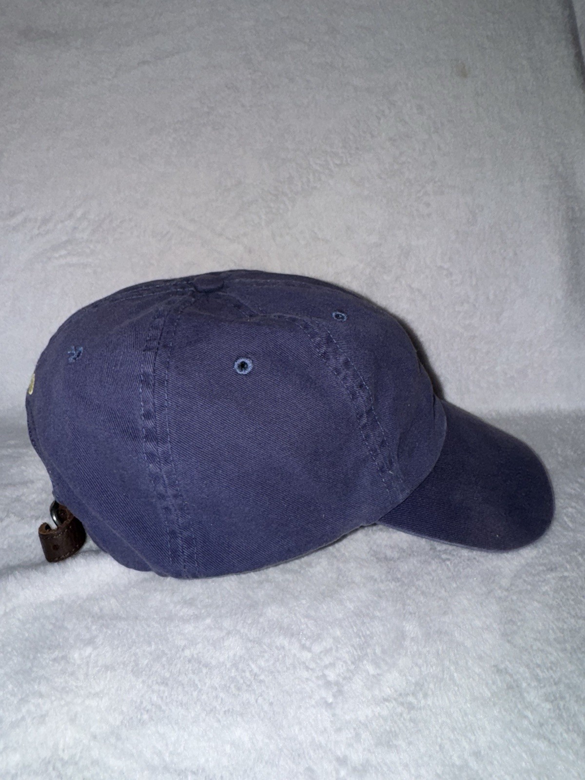 Cappello Berretto Vintage Polo Ralph Lauren Strapback OSFM Blu Giallo Pony