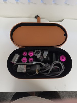 Dyson Airwrap Complete Multi-Styler Nickel/Fuchsia w/ Case & Attachments