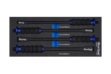 New! Extra Long Cold Chisel Set 300mm In Foam 12mm - 22mm BSB