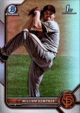 2022 Bowman Draft #BDC-3 William Kempner Chrome Refractor
