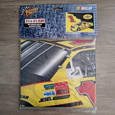 VTG Winner's Circle Two Sided Decorative Flag 28''x 40'' Pennzoil #1 Nascar Racing